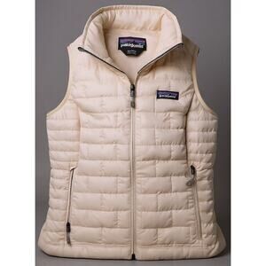 Patagonia Nano Puff Vest White Womens XS STY84247FA22